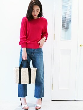 N. STAFFさん（レディース・163cm）の夏コーディネート