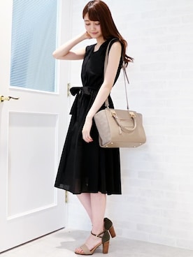 N. STAFFさん（レディース・165cm）の夏コーディネート