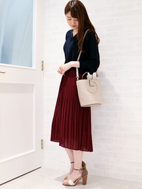 N. STAFFさん（レディース・165cm）の夏コーディネート