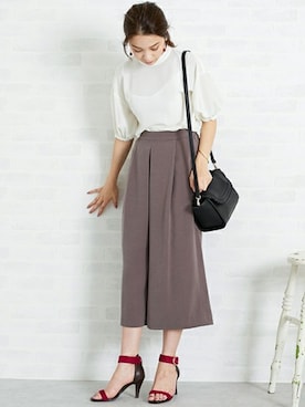 N. STAFFさん（レディース・166cm）の夏コーディネート