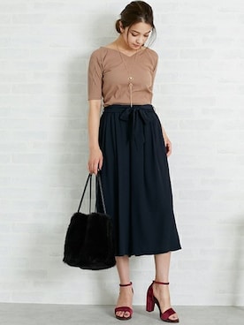 N. STAFFさん(レディース・166cm)の夏コーディネート