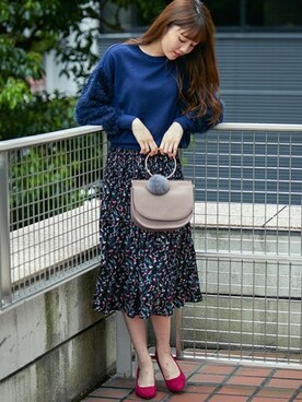 N. STAFFさん（レディース・165cm）の夏コーディネート