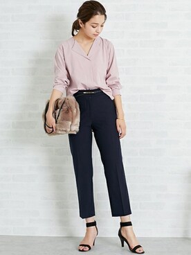 N. STAFFさん（レディース・166cm）の夏コーディネート