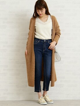 N. STAFFさん（レディース・165cm）の秋コーディネート