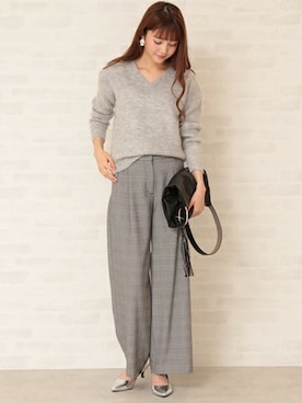 N. STAFFさん（レディース・165cm）の秋コーディネート