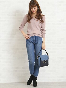 「N.（N. Natural Beauty Basic）（エヌエヌナチュラルビューティーベーシック）のアイテム（ブーティ）」を使った、N. STAFFさん（レディース・165cm）の秋コーディネート