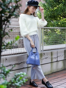 「N.（N. Natural Beauty Basic）（エヌエヌナチュラルビューティーベーシック）のアイテム（キャップ）」を使った、N. STAFFさん（レディース・165cm）の秋コーディネート