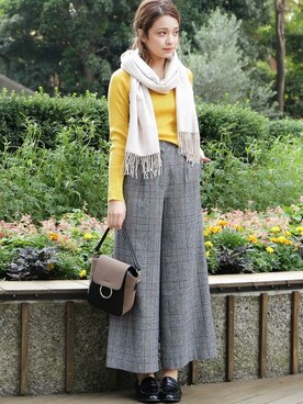 N. STAFFさん（レディース・166cm）の秋コーディネート