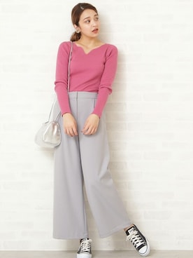 N. STAFFさん（レディース・166cm）の秋コーディネート