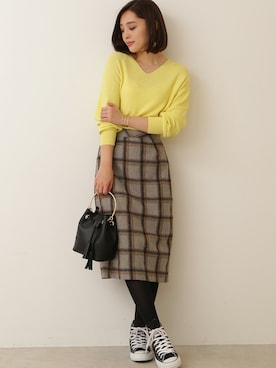 N. STAFFさん(レディース・163cm)の冬コーディネート