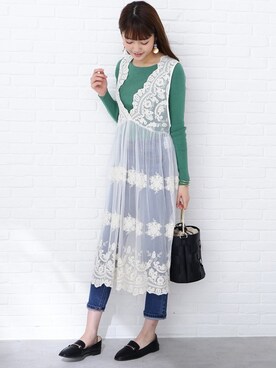 N. STAFFさん(レディース・165cm)の冬コーディネート