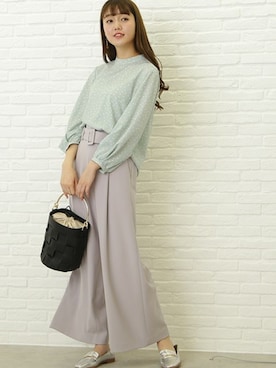 N. STAFFさん（レディース・165cm）の冬コーディネート