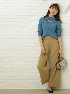 N. STAFFさん(レディース・165cm)の冬コーディネート