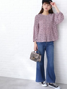 N. STAFFさん（レディース・165cm）の冬コーディネート