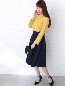 N. STAFFさん（レディース・165cm）の冬コーディネート