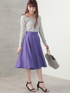 N. STAFFさん（レディース・165cm）の冬コーディネート