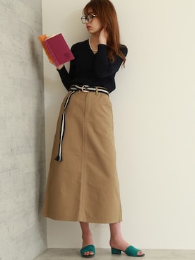 N. STAFFさん(レディース・166cm)の春コーディネート