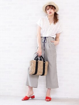 N. STAFFさん(レディース・166cm)の春コーディネート