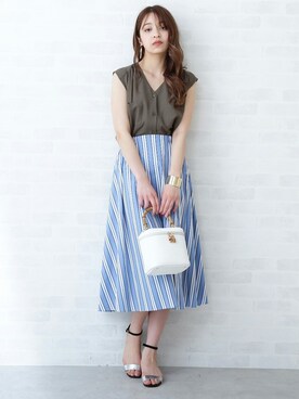 N. STAFFさん(レディース・166cm)の春コーディネート