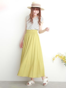 N. STAFFさん(レディース・165cm)の夏コーディネート