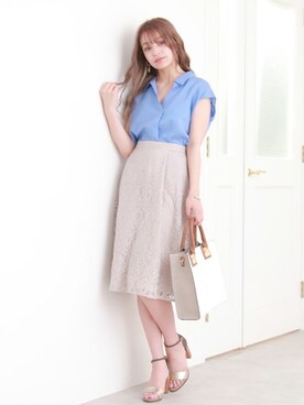 N. STAFFさん(レディース・166cm)の夏コーディネート