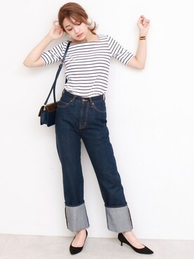 N. STAFFさん（レディース・166cm）の夏コーディネート