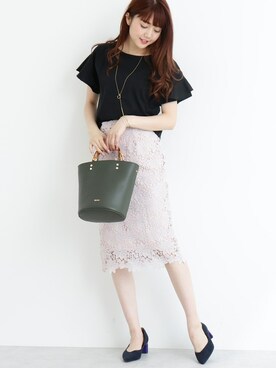 N. STAFFさん（レディース・165cm）の夏コーディネート