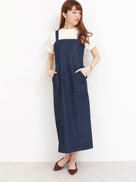 N. STAFFさん（レディース・165cm）の夏コーディネート