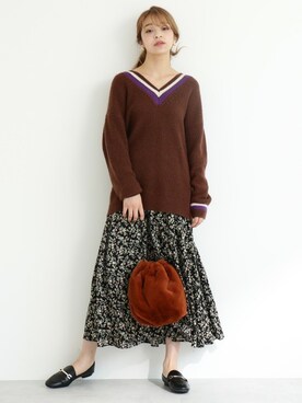 「nnaturalbeautybasic」｜N. STAFFさん（レディース・166cm）の秋コーディネート