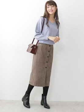 N. STAFFさん(レディース・165cm)の秋コーディネート