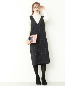 N. STAFFさん(レディース・167cm)の秋コーディネート