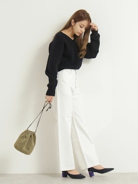 「nnaturalbeautybasic」｜N. STAFFさん（レディース・167cm）の冬コーディネート