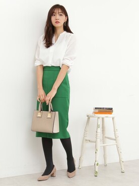 N. STAFFさん（レディース・164cm）の冬コーディネート