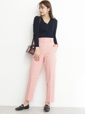 N. STAFFさん（レディース・167cm）の冬コーディネート