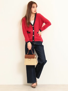 N. STAFFさん（レディース・167cm）の冬コーディネート