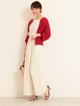 N. STAFFさん（レディース・165cm）の冬コーディネート