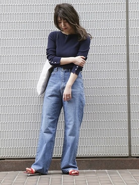 N. STAFFさん（レディース・154cm）の春コーディネート