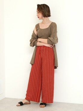 N. STAFFさん（レディース・162cm）の春コーディネート