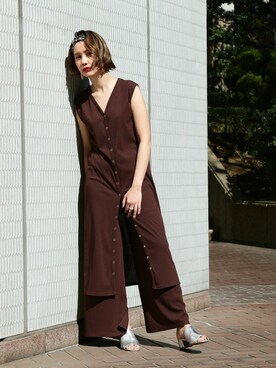 N. STAFFさん（レディース・162cm）の春コーディネート