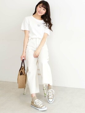「nnaturalbeautybasic」｜N. STAFFさん（レディース・165cm）の春コーディネート