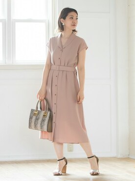「nnaturalbeautybasic」｜N. STAFFさん（レディース・158cm）の夏コーディネート