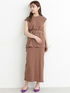 「nnaturalbeautybasic」｜N. STAFFさん（レディース・167cm）の夏コーディネート