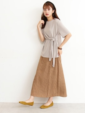 「nnaturalbeautybasic」｜N. STAFFさん（レディース・165cm）の夏コーディネート