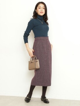 N. STAFFさん（レディース・165cm）の秋コーディネート