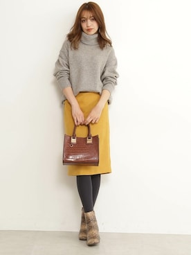 N. STAFFさん（レディース・167cm）の秋コーディネート