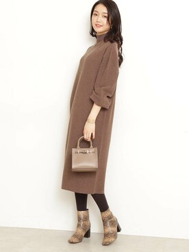 N. STAFFさん（レディース・165cm）の秋コーディネート