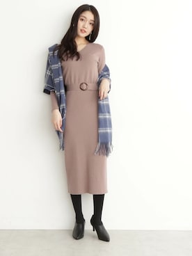 「N.（N. Natural Beauty Basic）（エヌエヌナチュラルビューティーベーシック）のアイテム（ブーティ）」を使った、N. STAFFさん（レディース・165cm）の秋コーディネート