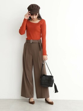 N. STAFFさん(レディース・165cm)の秋コーディネート