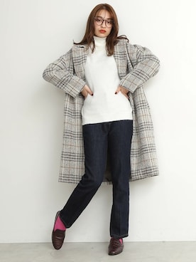 N. STAFFさん(レディース・167cm)の冬コーディネート