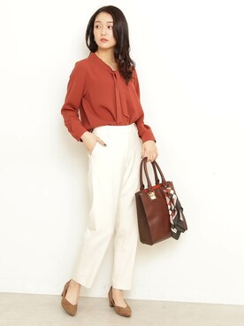 N. STAFFさん(レディース・165cm)の冬コーディネート